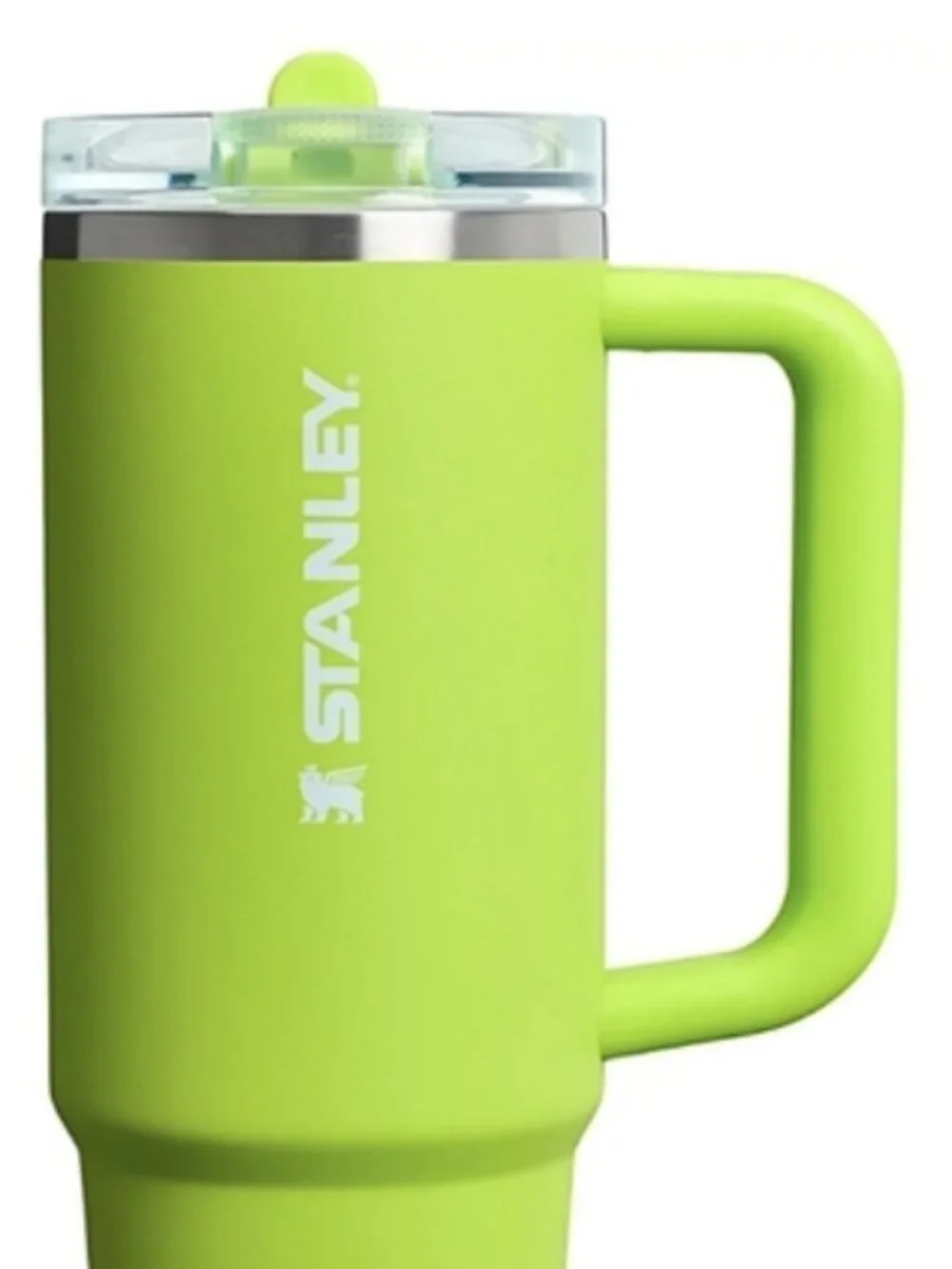 Stanley 30oz Quencher ProTour Flip Straw Tumbler In Chartreuse. NEW - Picture 2 of 8
